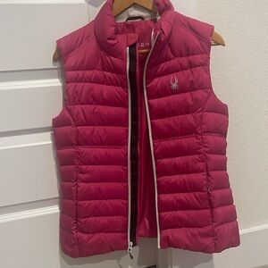 Spider puffer vest